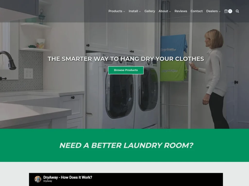 DryAway website preview