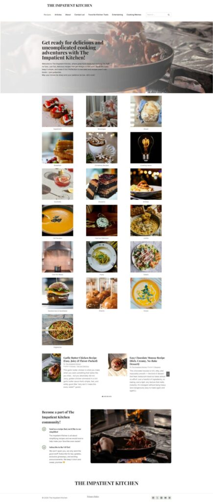 Project image from DOYJO’s The Impatient Kitchen case study