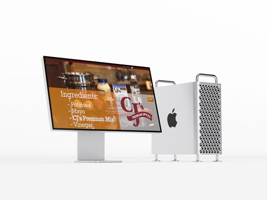 Project image from DOYJO’s CJ’s Premium Spices case study