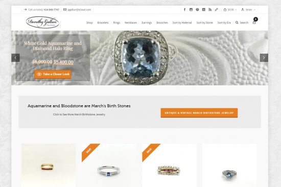 Project image from DOYJO’s Dorothy Gallun Fine Jewelry case study